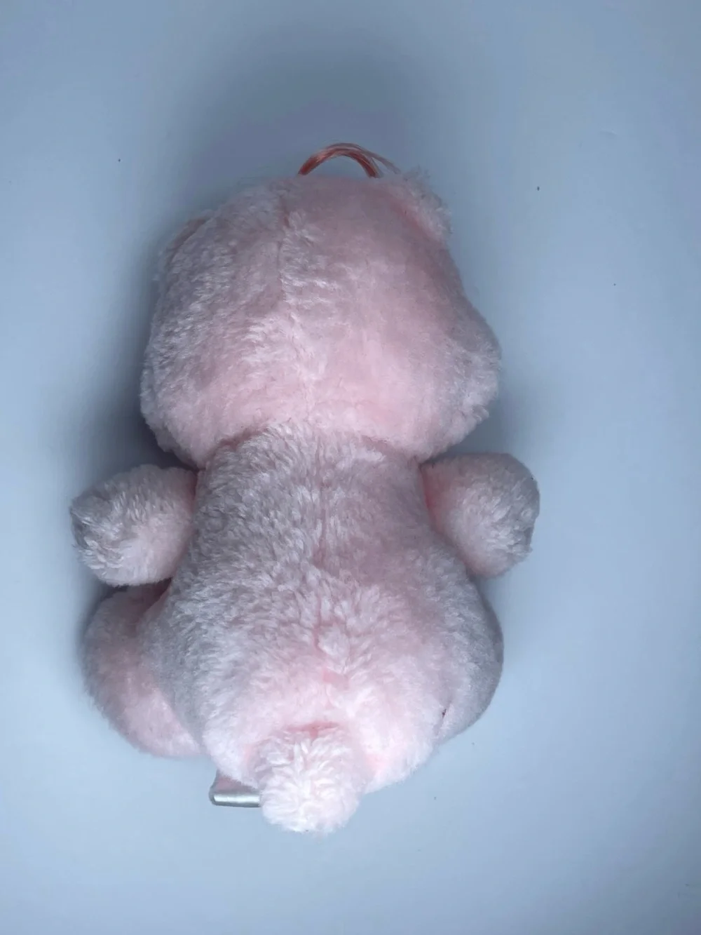 Care Bears Cheer Bear Pink Plush Bear Rainbow Belly 6in Vintage 1983 Bow Loop